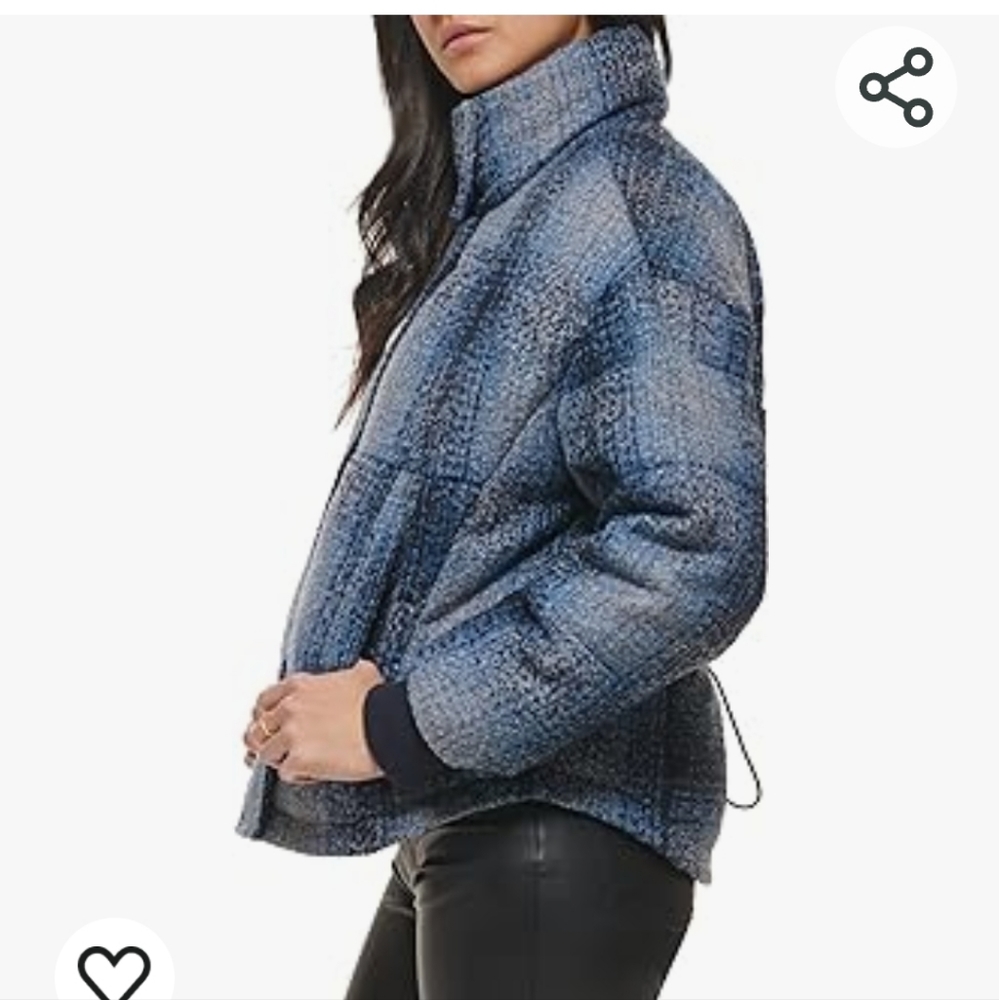 Levis cinched waist cropped jacket - Picture 3 of 7